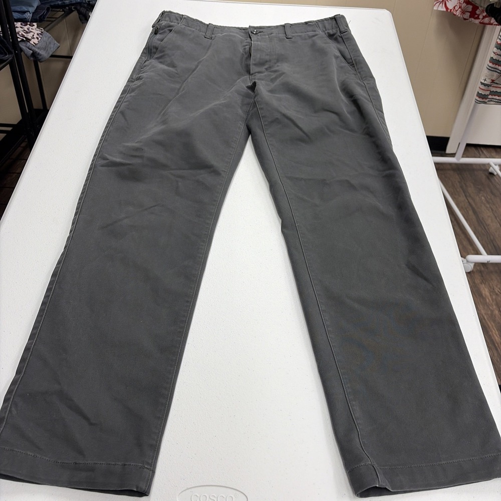 Eddie Bauer Gray Nylon Hiking Golf Pants Mens 36 34Casual Slacks Rainier